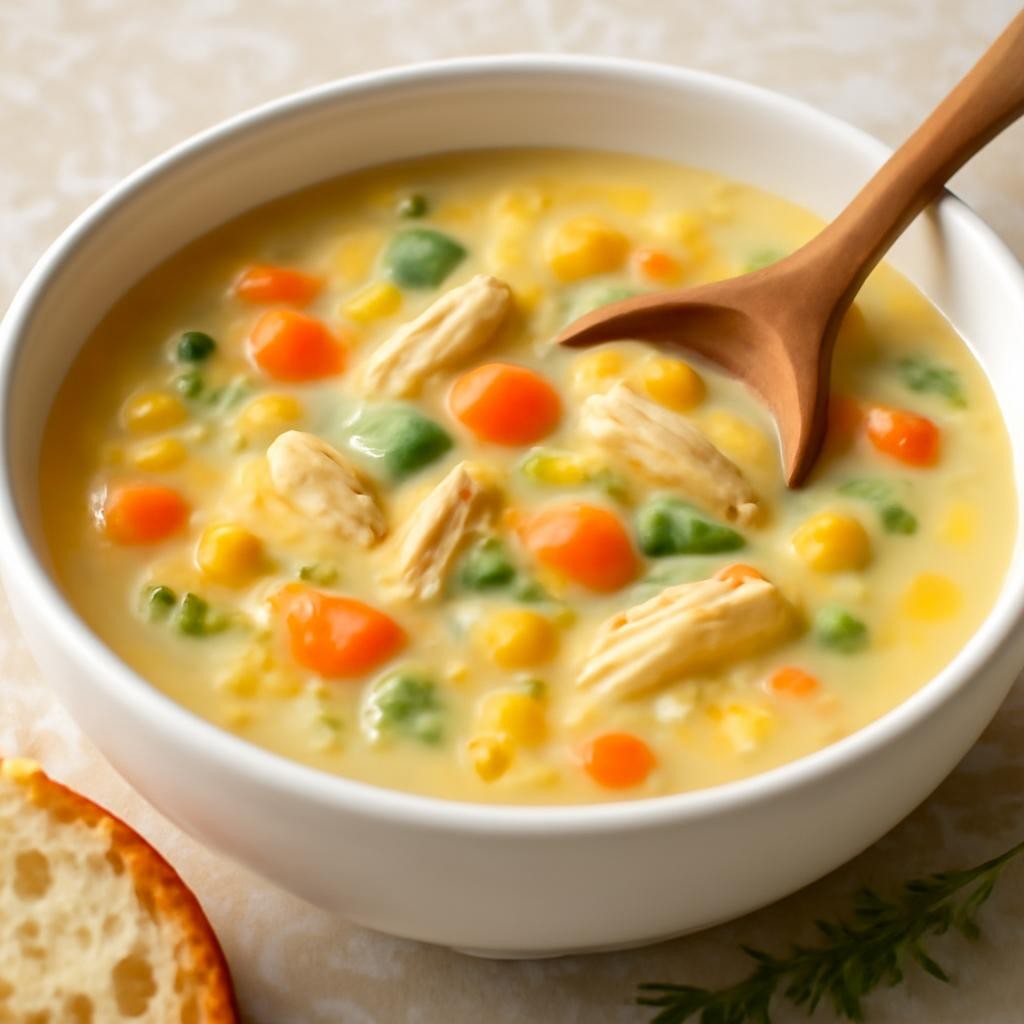 creamy chicken soup recipe