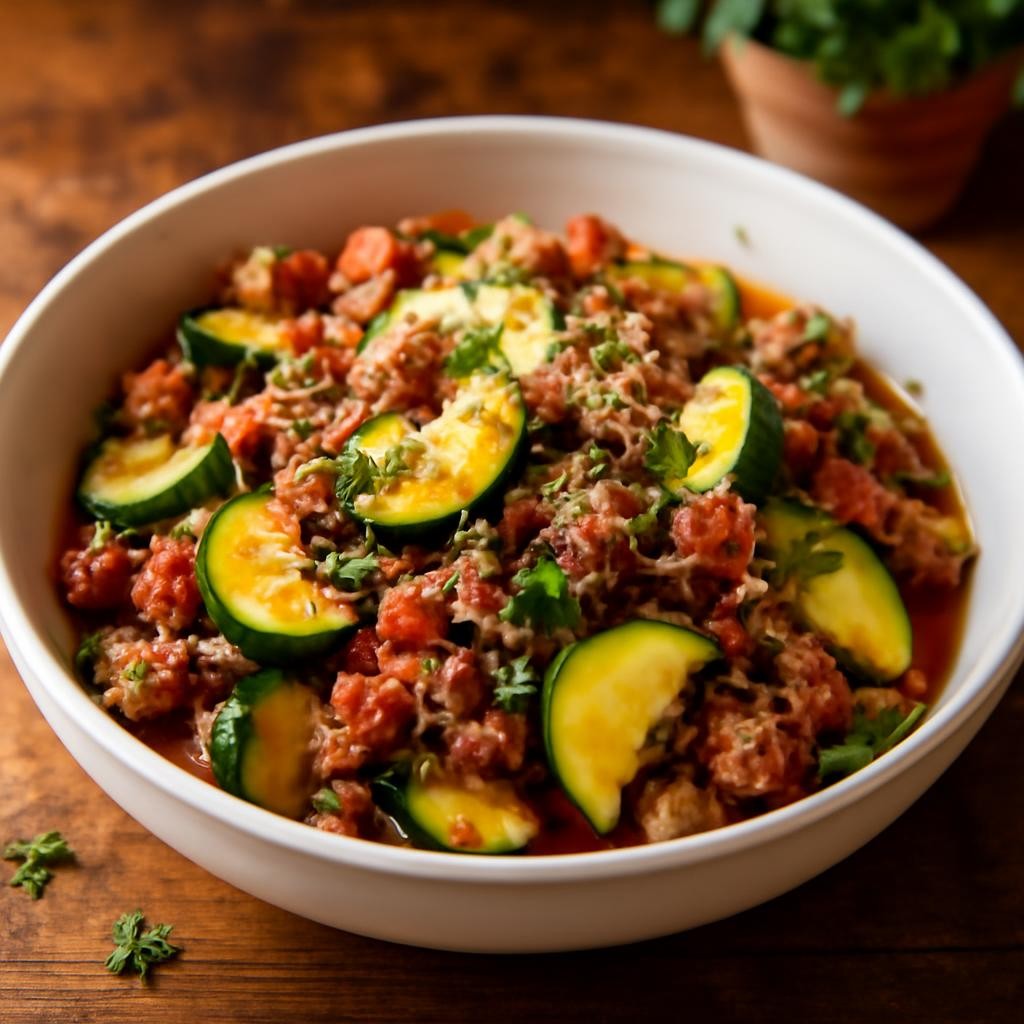 ground beef zucchini recipe