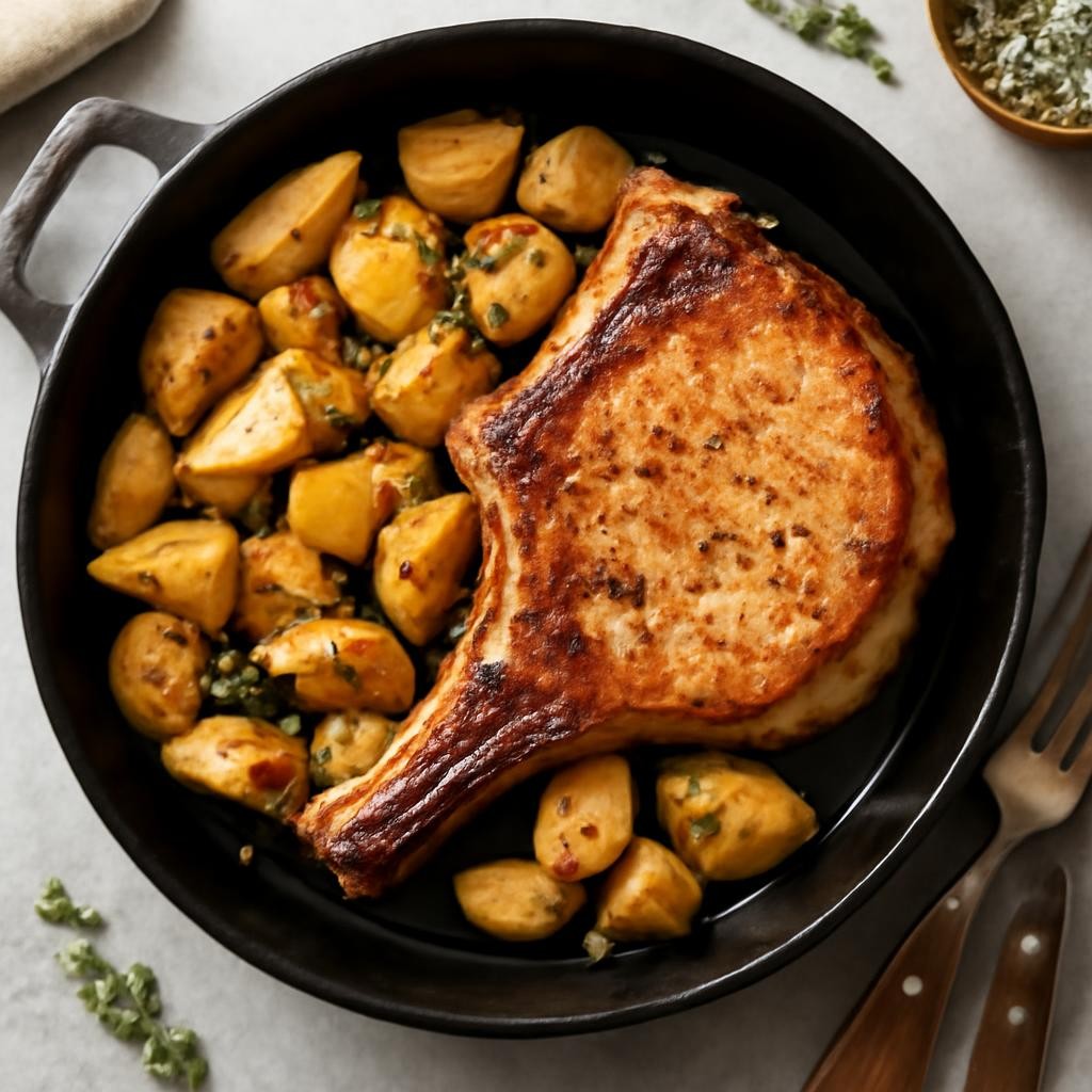 pork chop and potato recipe