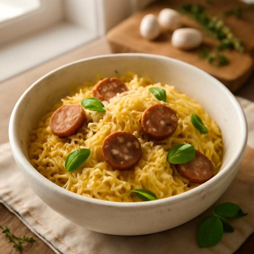 spaghetti squash and italian sausage recipe