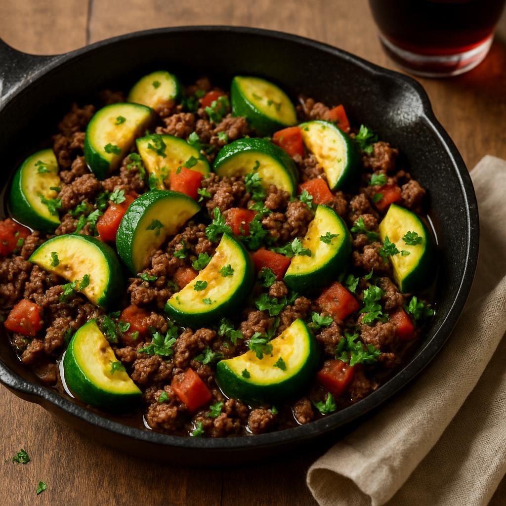 ground beef zucchini recipe