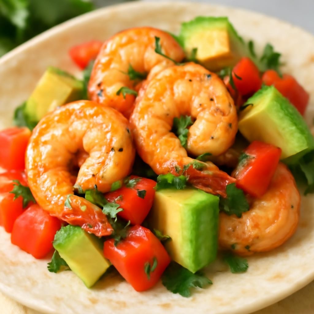 Cilantro Lime Shrimp Wraps