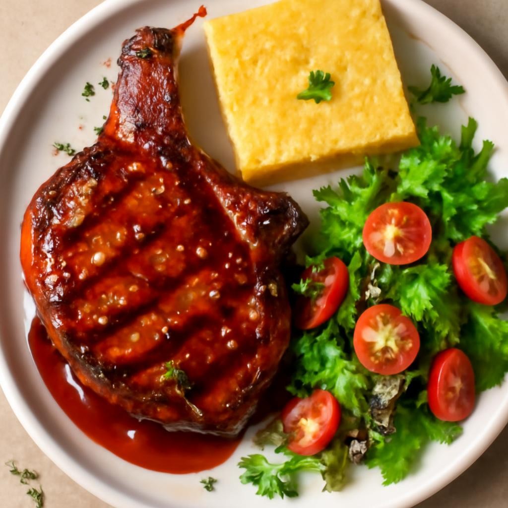 Grilled BBQ Pork Chops
