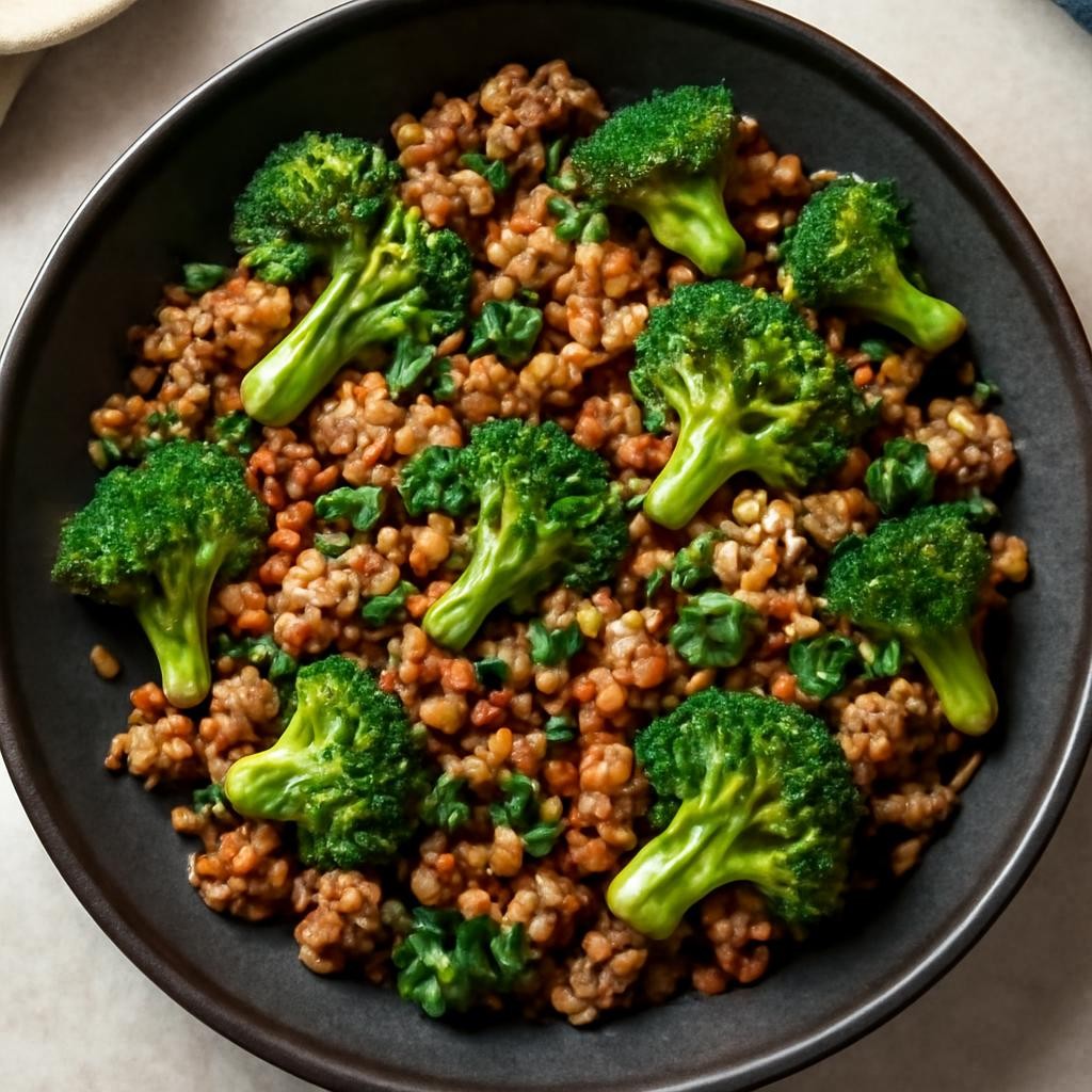 Ground Turkey Stir Fry Recipe with broccoli