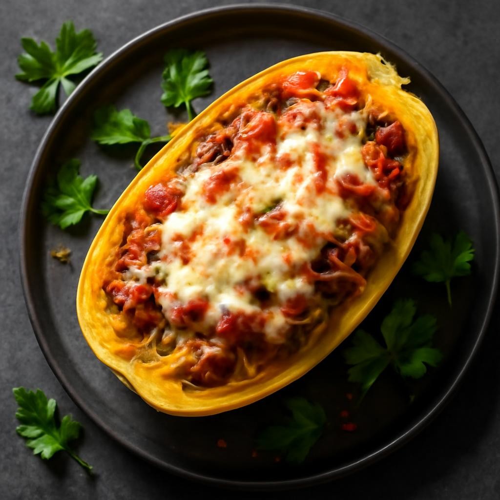 Low Carb Stuffed Spaghetti Squash