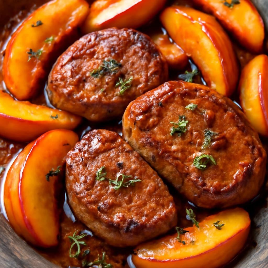 One Pan Brown Sugar Pork and Apples