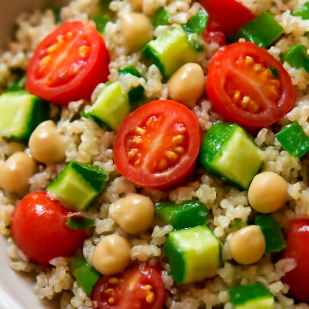 Quinoa Chickpea Salad