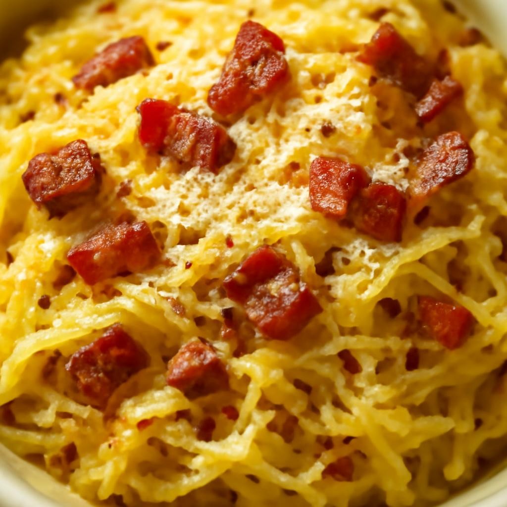 Spaghetti Squash Carbonara