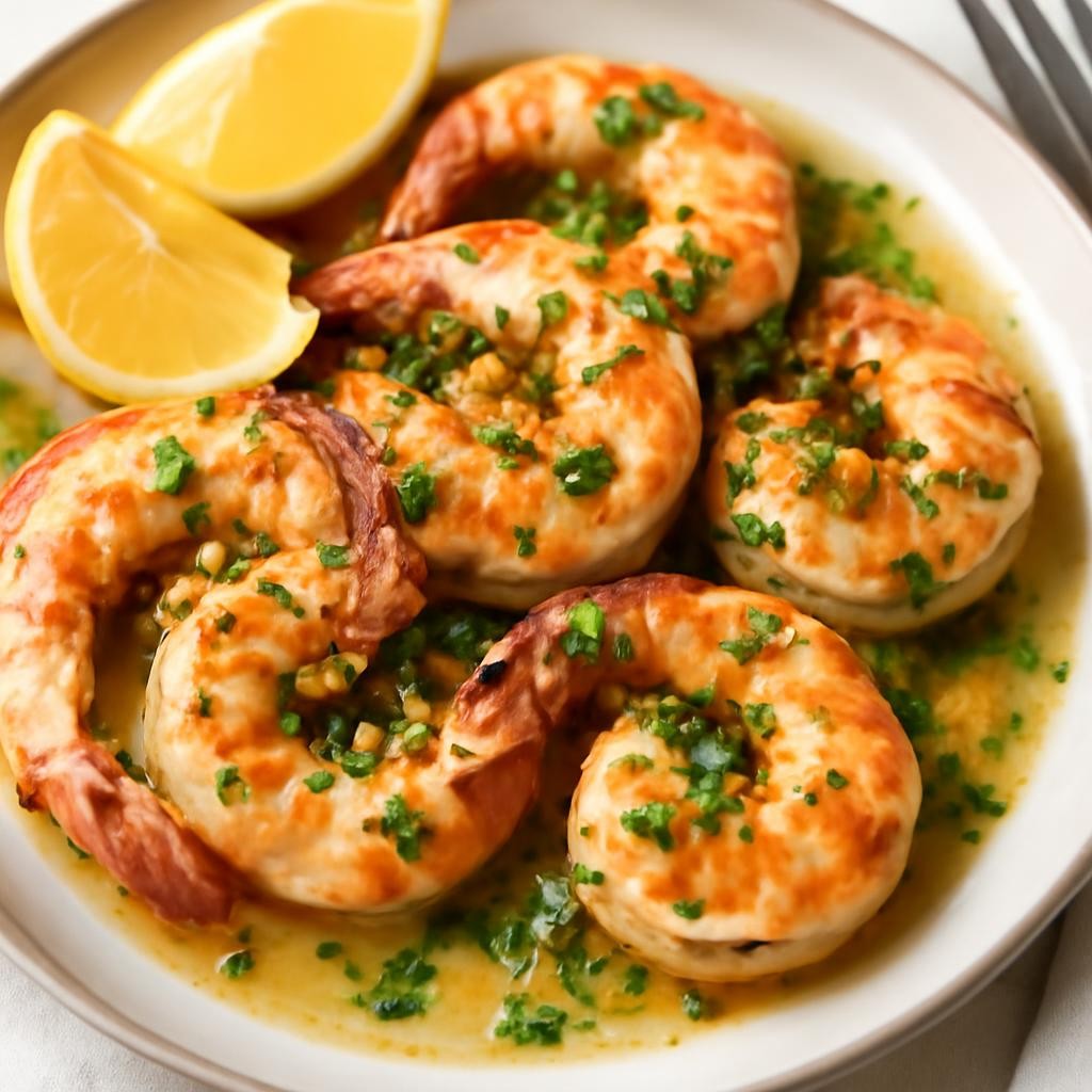 Tiger Prawns in Garlic Butter
