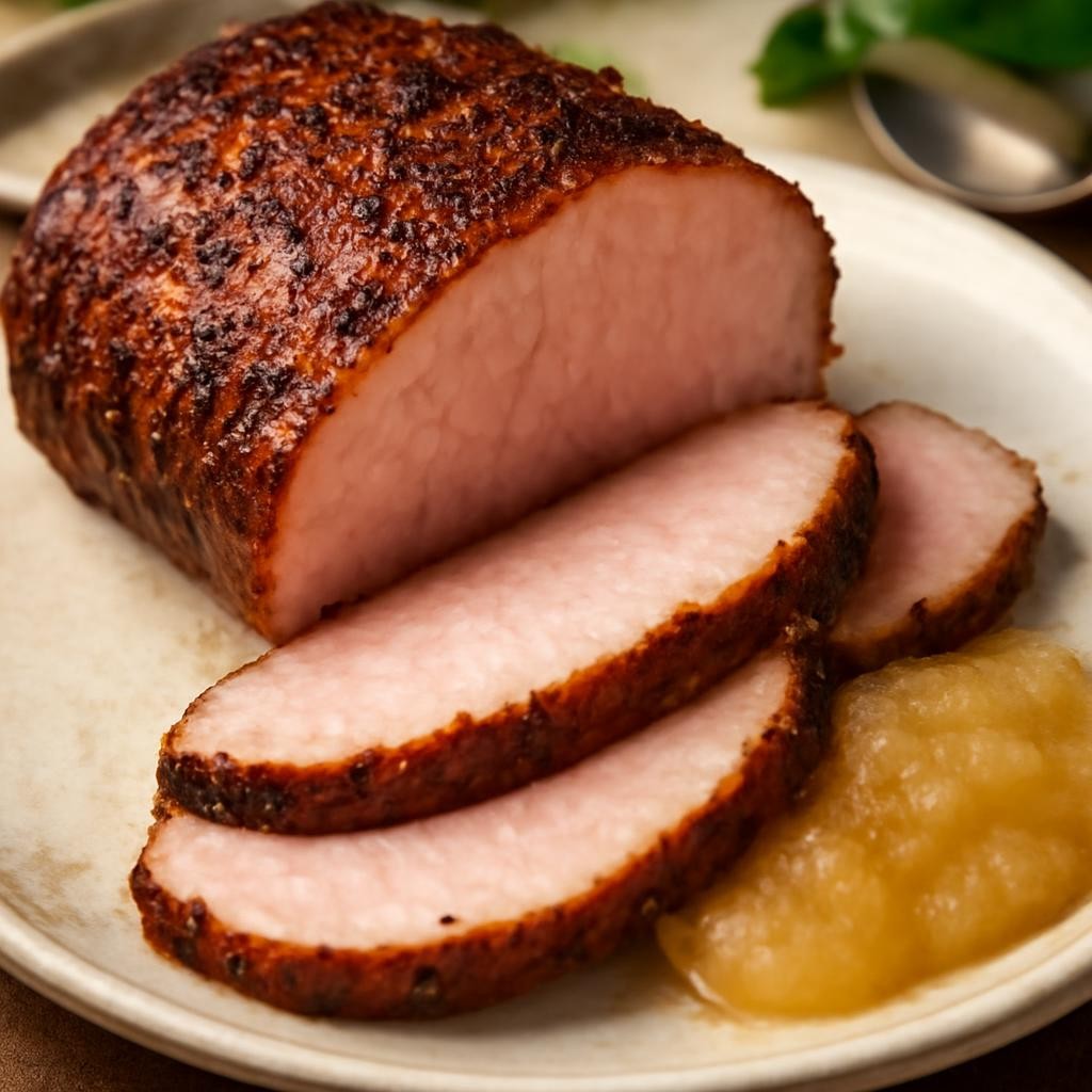 applewood pork loin recipe