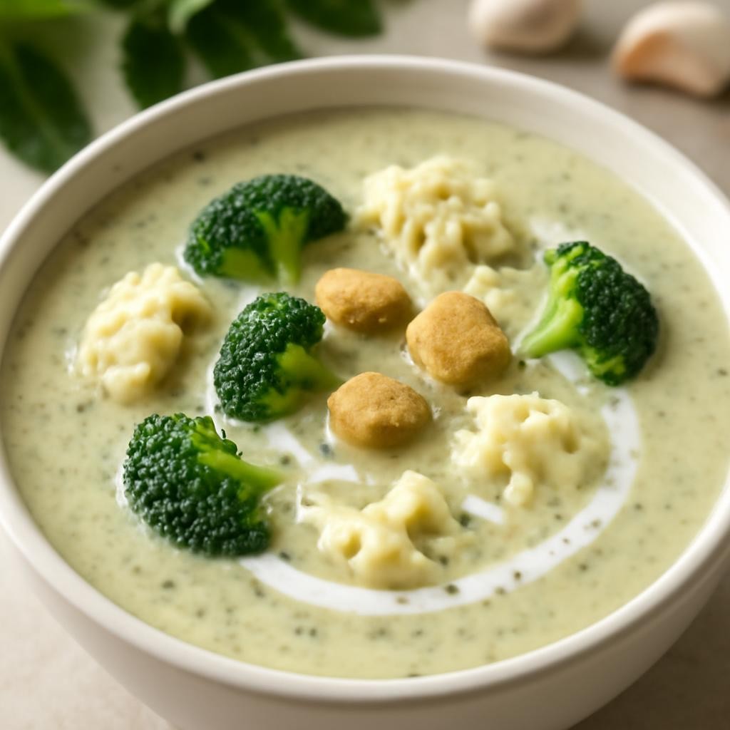 broccoli cauliflower soup recipe