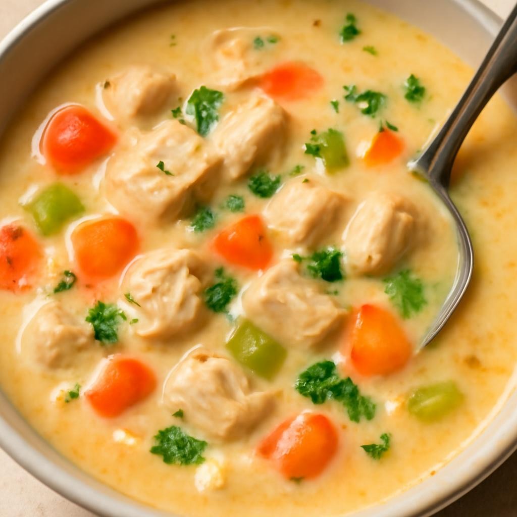 creamy chicken soup recipe