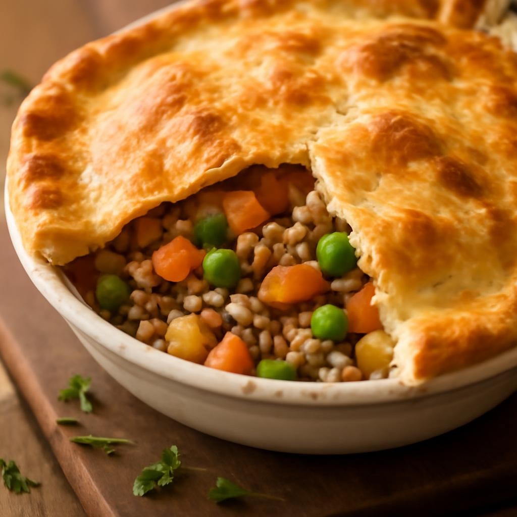 ground turkey pot pie recipe
