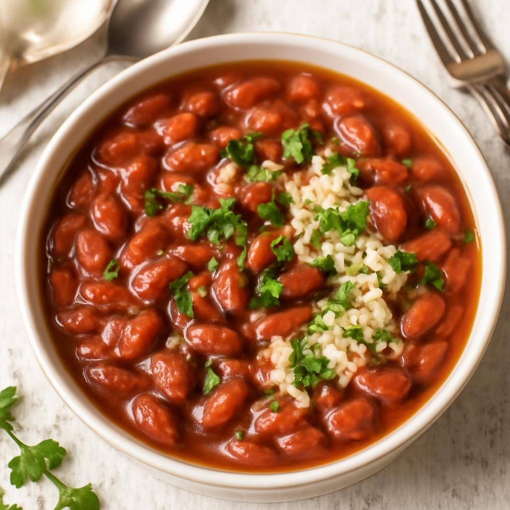 instant pot red beans and rice recipe