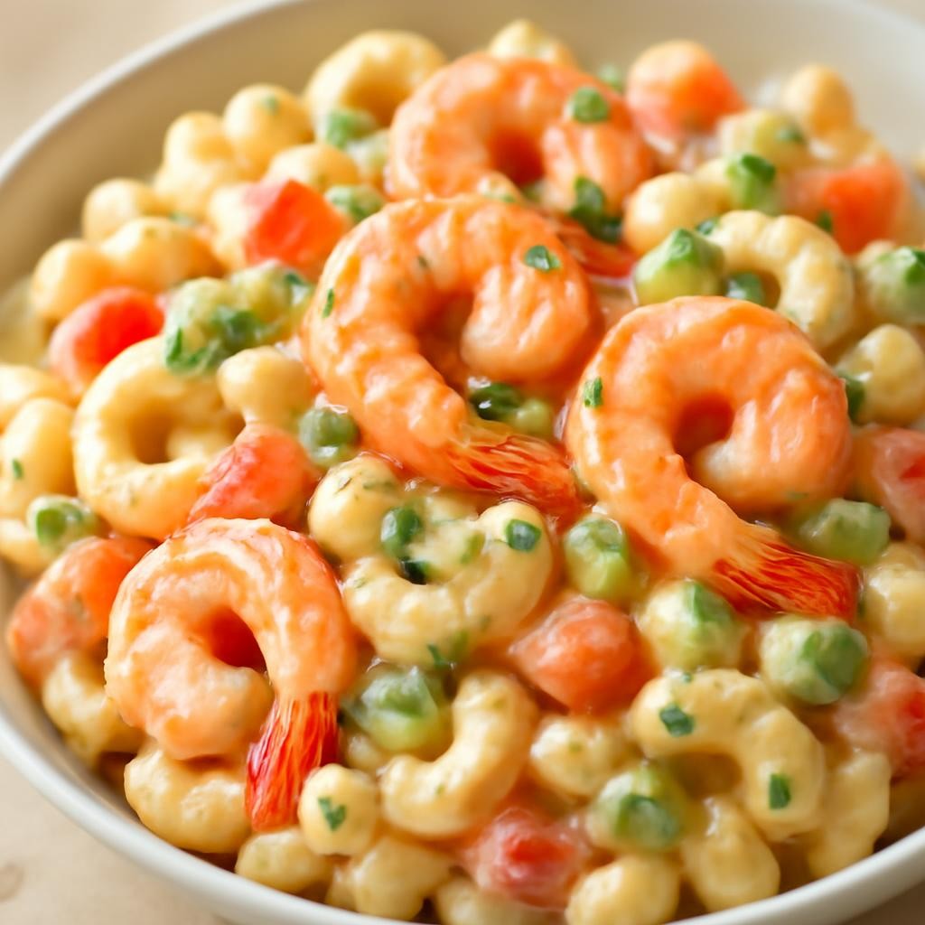 shrimp macaroni salad recipe