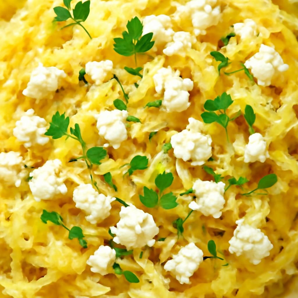 spaghetti squash and feta recipe