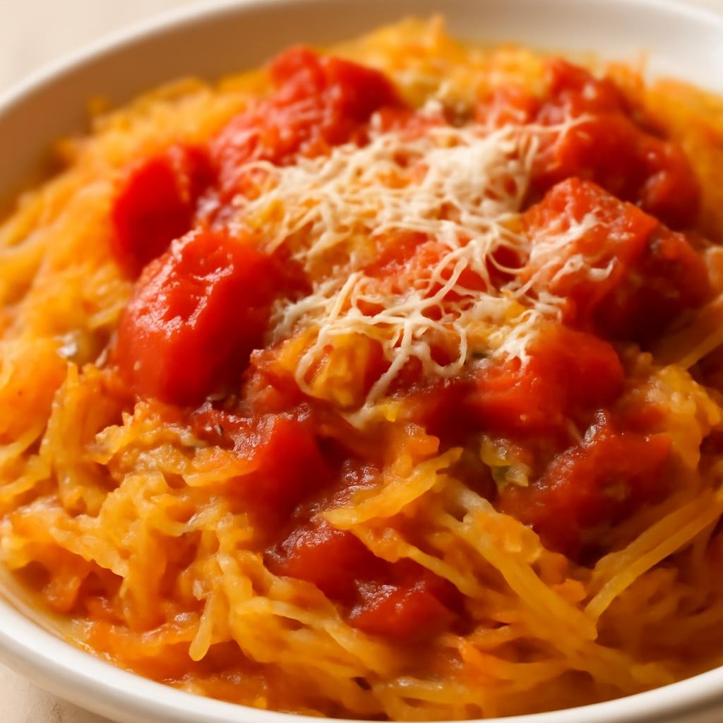 spaghetti squash and tomato recipe