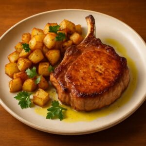 Pork Chop and Potato: A Hearty One-Pan Dinner