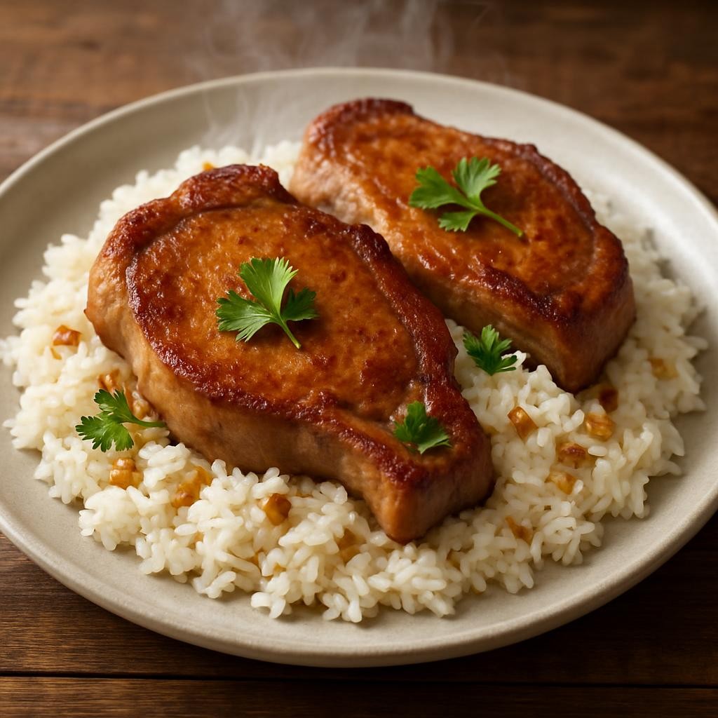 Pork Chop And Rice