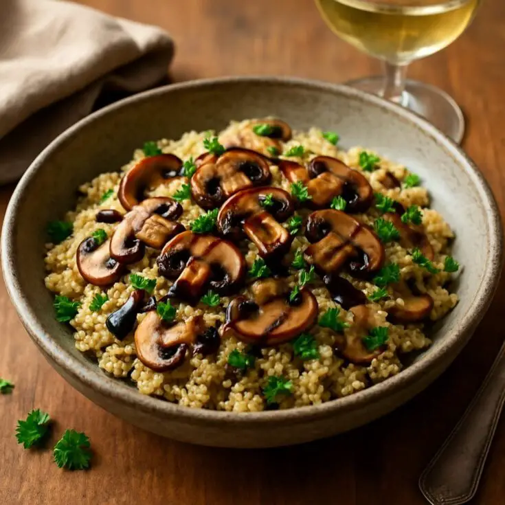 Quinoa And Mushroom