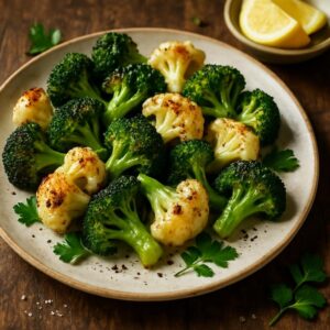 Roasted Broccoli and Cauliflower: A Simple Veggie Side