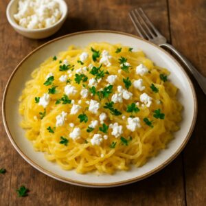 Spaghetti Squash and Feta: A Light & Flavorful Dish