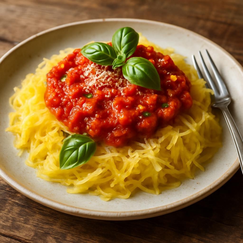 spaghetti squash and tomato recipe