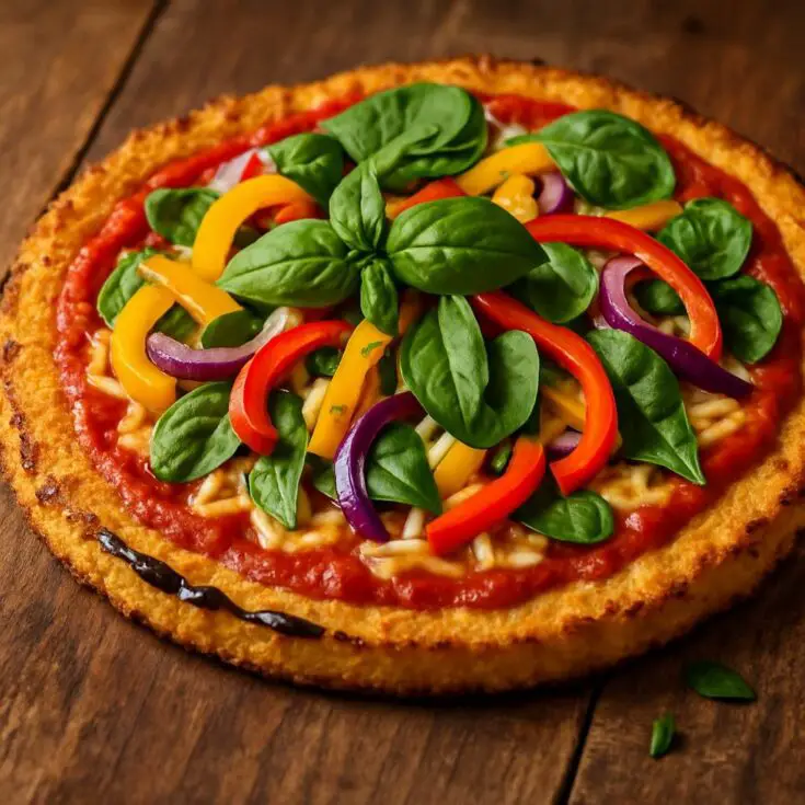 Vegan Cauliflower Pizza Crust