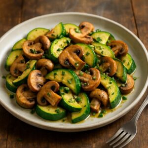 Zucchini and Mushroom: A Simple Sautéed Side Dish