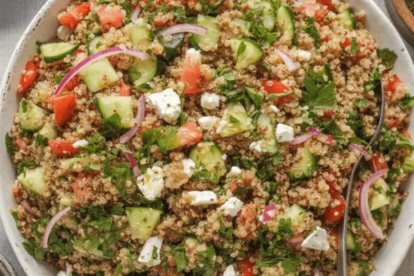 BEST Lentil and Quinoa Salad