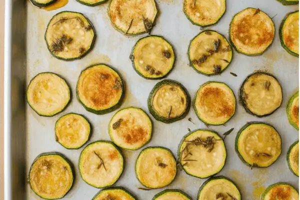 Baked Zucchini Slices Baked Zucchini Slices