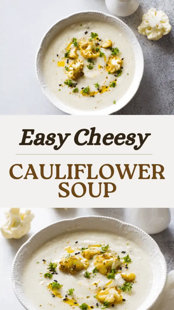 Cheesy Cauliflower Soup Cheesy Cauliflower Soup