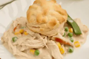 Chicken and Biscuits Casserole