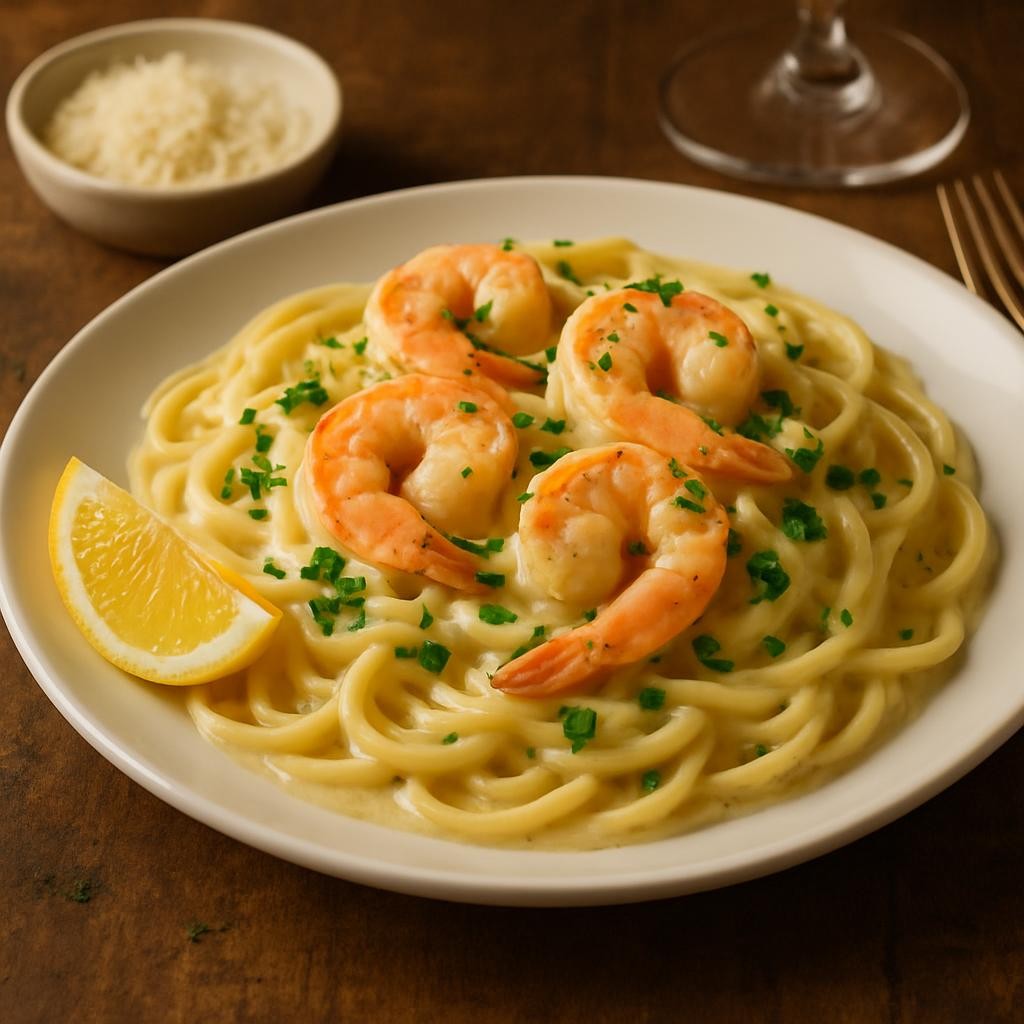 Creamy Shrimp Scampi