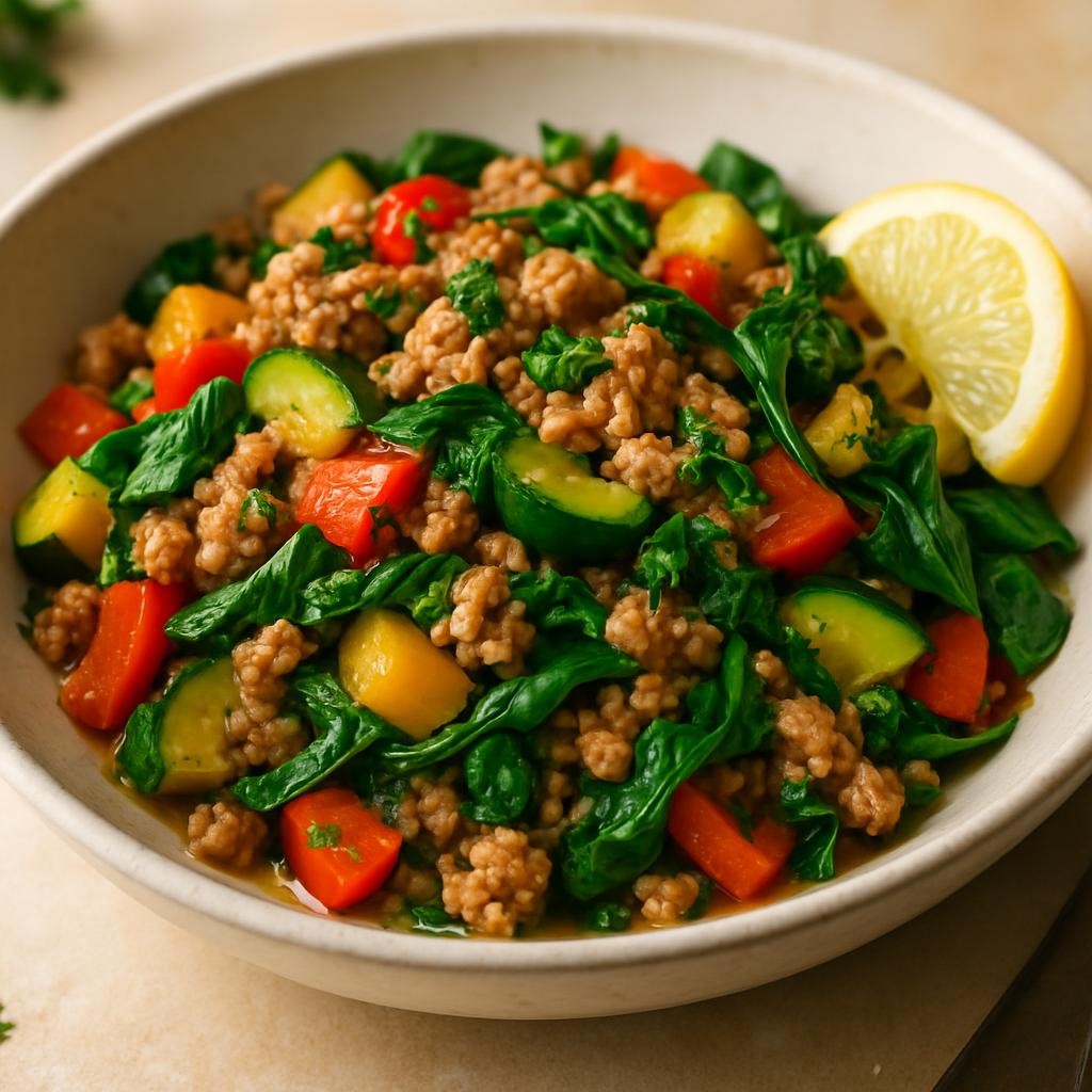 Ground Turkey Skillet with Veggies