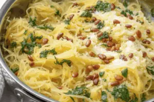 Kale and Spaghetti Squash
