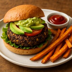 Quinoa Black Bean Burgers: Easy Recipes with Black Beans for Any Meal