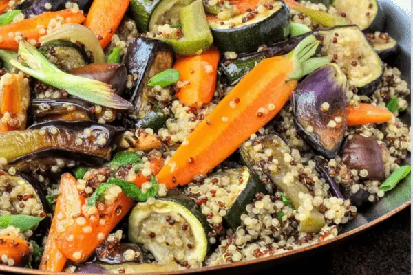 Quinoa with Roasted Vegetables