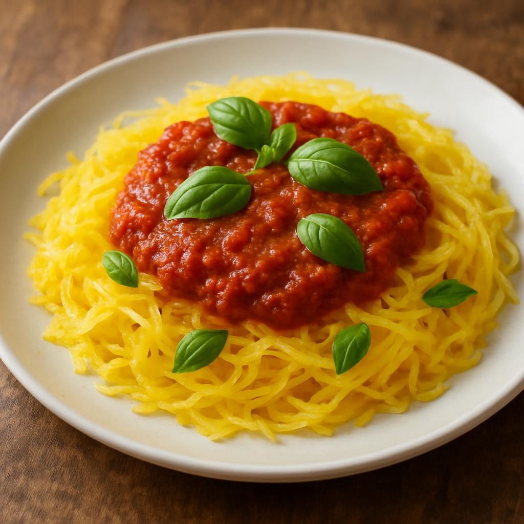 Spaghetti Squash with Marinara Sauce