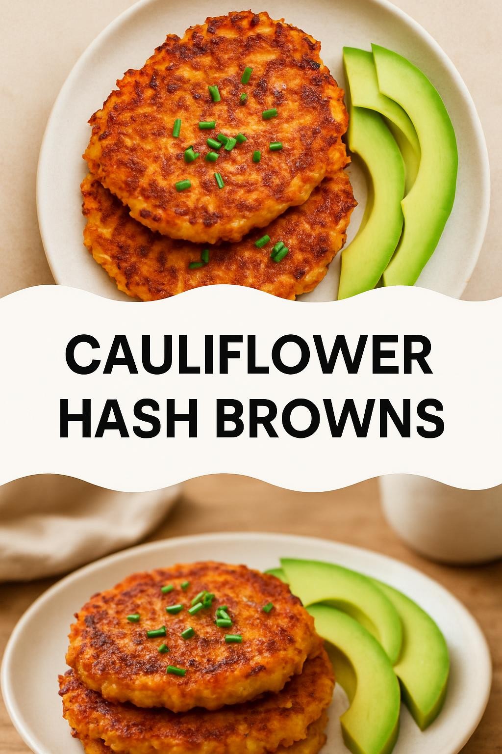 Cauliflower Hash Browns