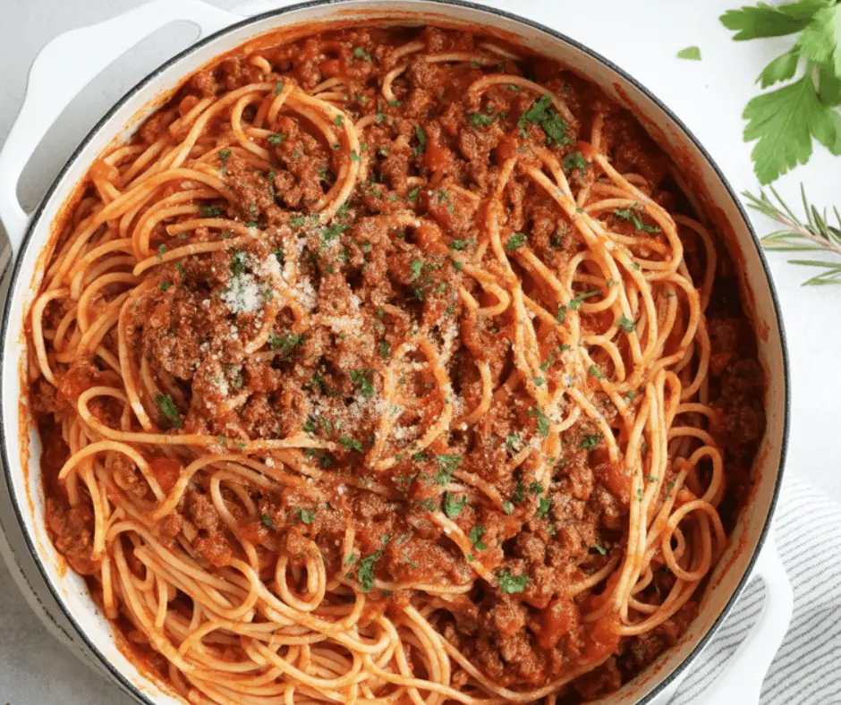 best Ground Turkey Spaghetti