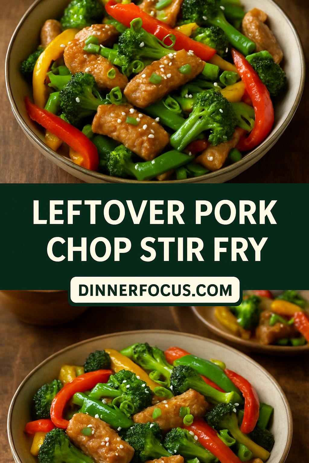 Leftover Pork Chop Stir Fry