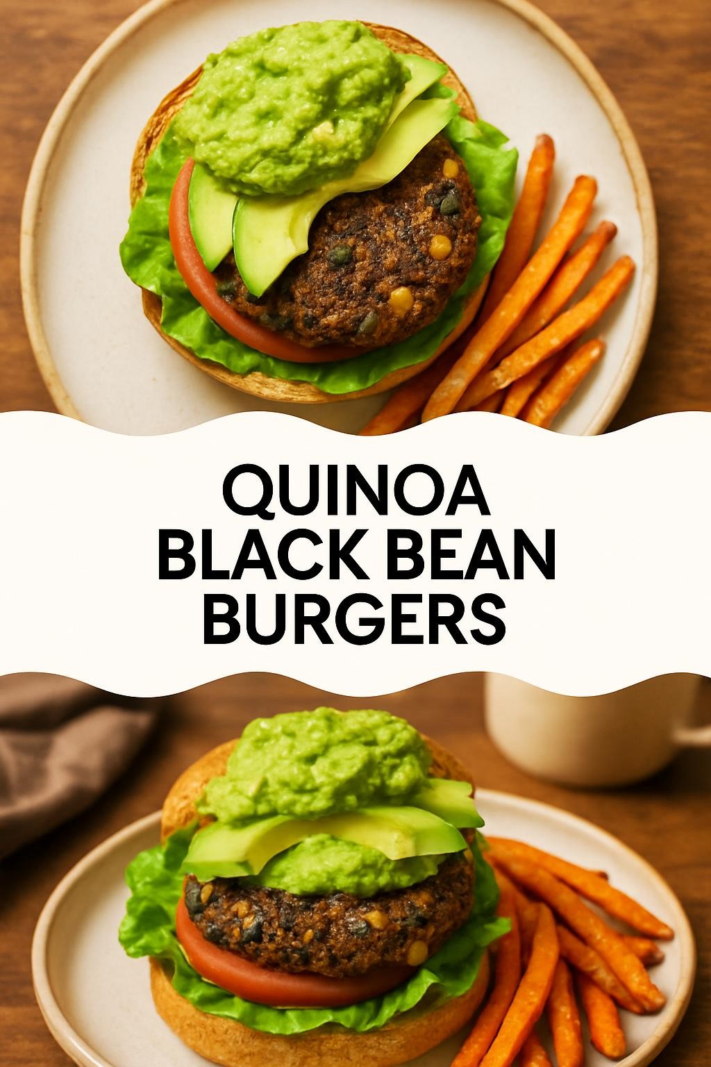 Quinoa Black Bean Burgers