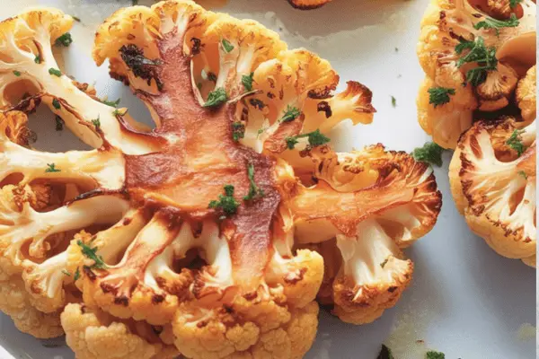 Roasted Cauliflower Steaks Roasted Cauliflower Steaks