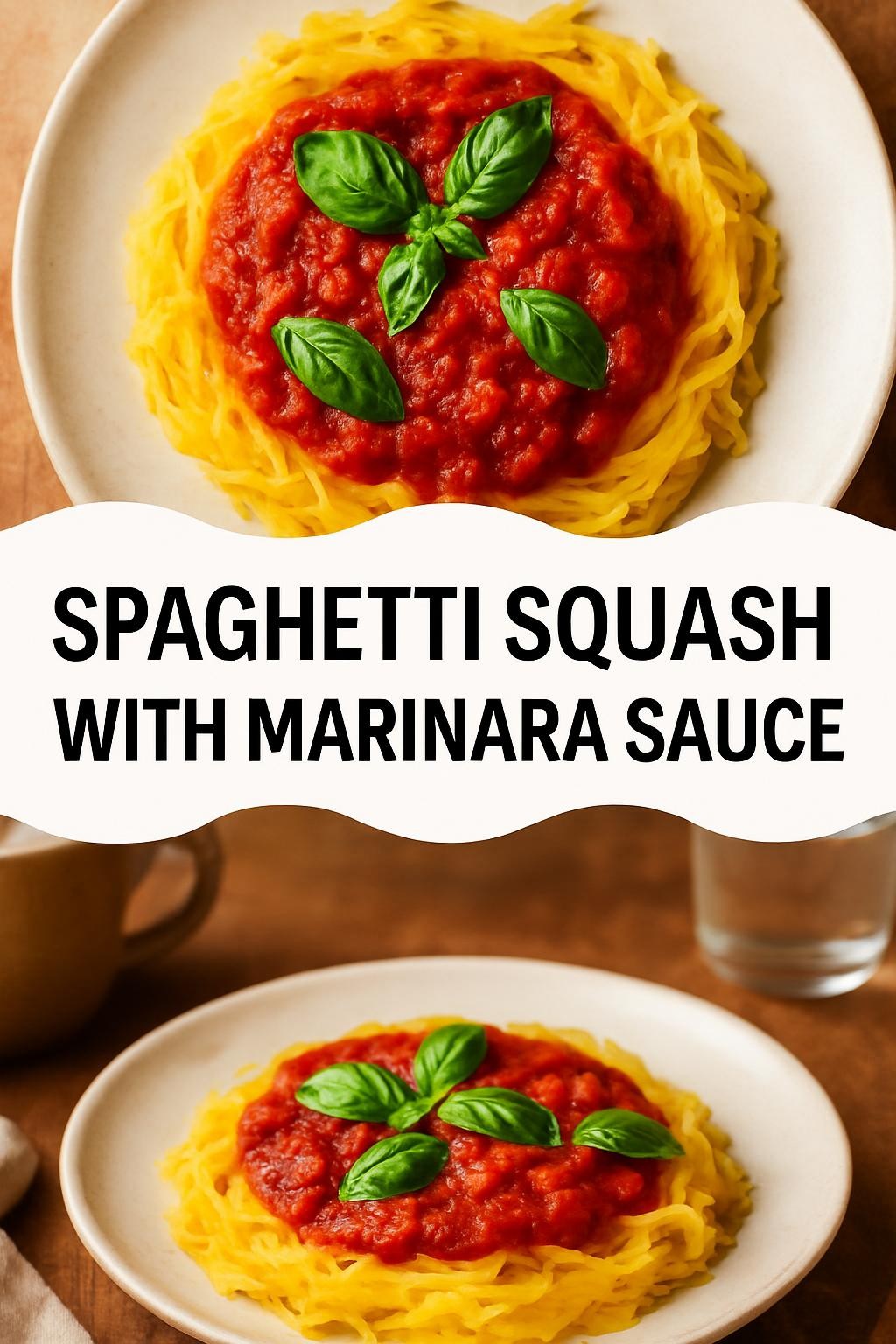 Spaghetti Squash with Marinara Sauce