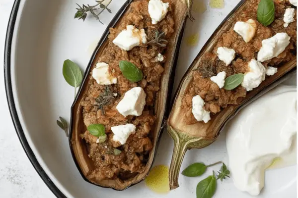Turkey Stuffed Eggplant Turkey Stuffed Eggplant