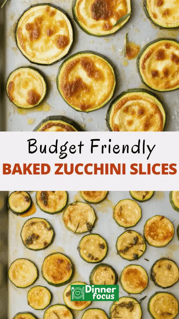 easy Baked Zucchini Slices