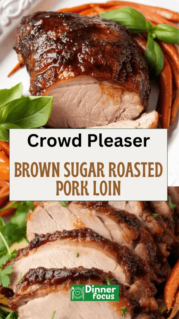 easy Brown Sugar Roasted Pork Loin