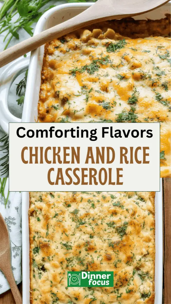 easy Chicken and Rice Casserole