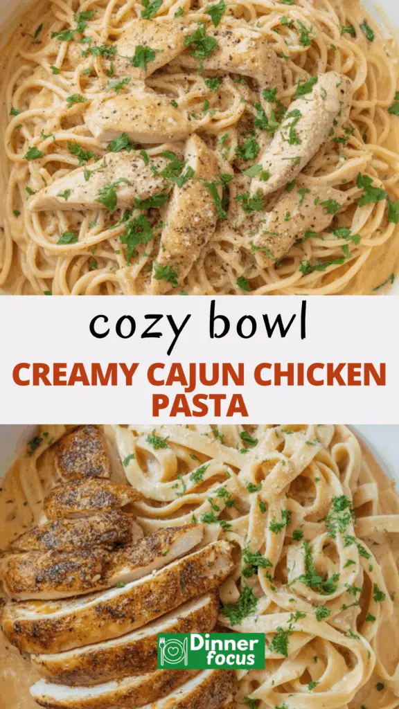 easy Creamy Cajun Chicken Pasta